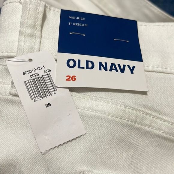 NWT-Old Navy-26 & 28 +. Mid Rise 3” Inseam Denim Short - Picture 6 of 7